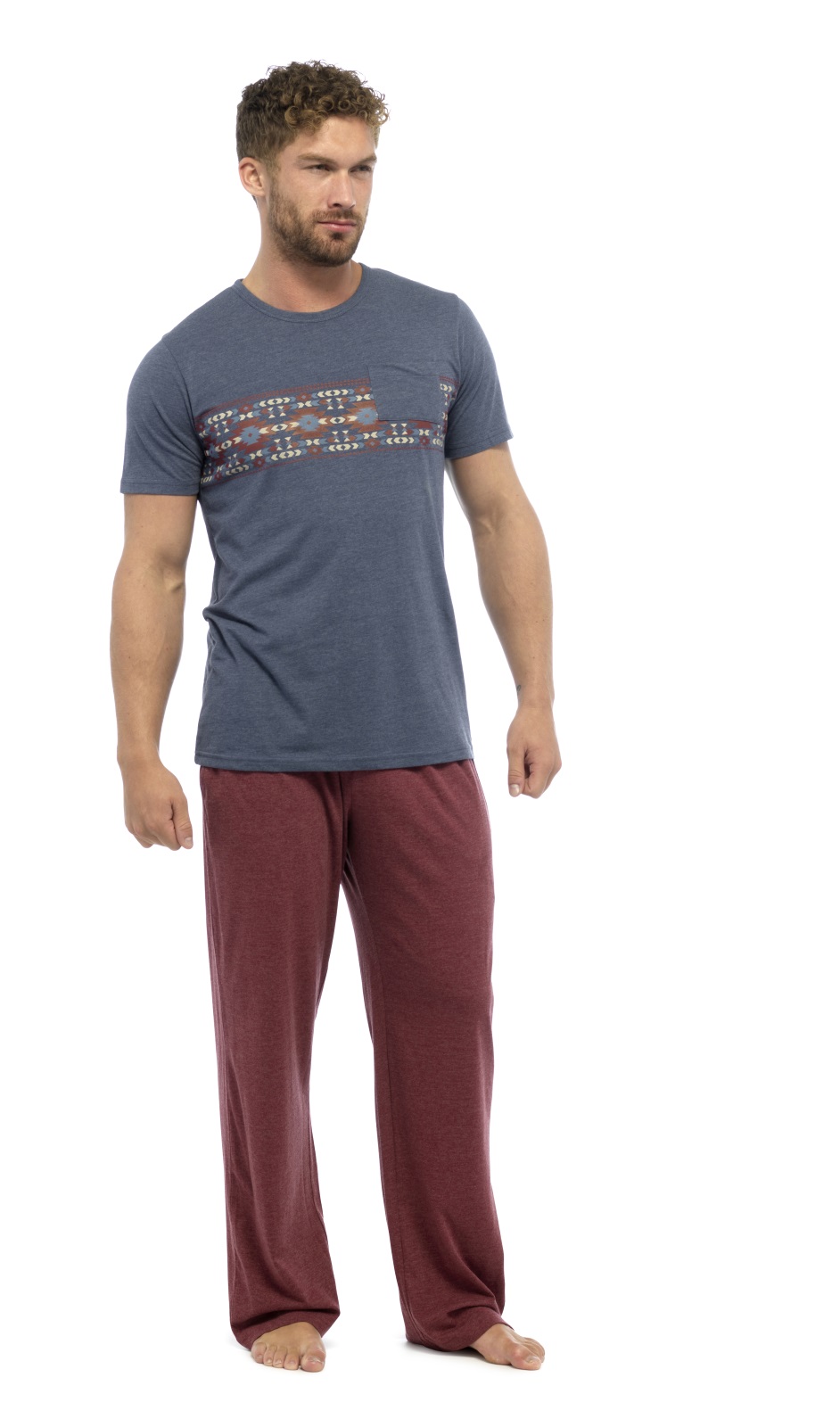 Luxury Mens Long Pyjamas 2 Piece Lounge Set Gents Nightwear Boys Pjs Size M-XXL